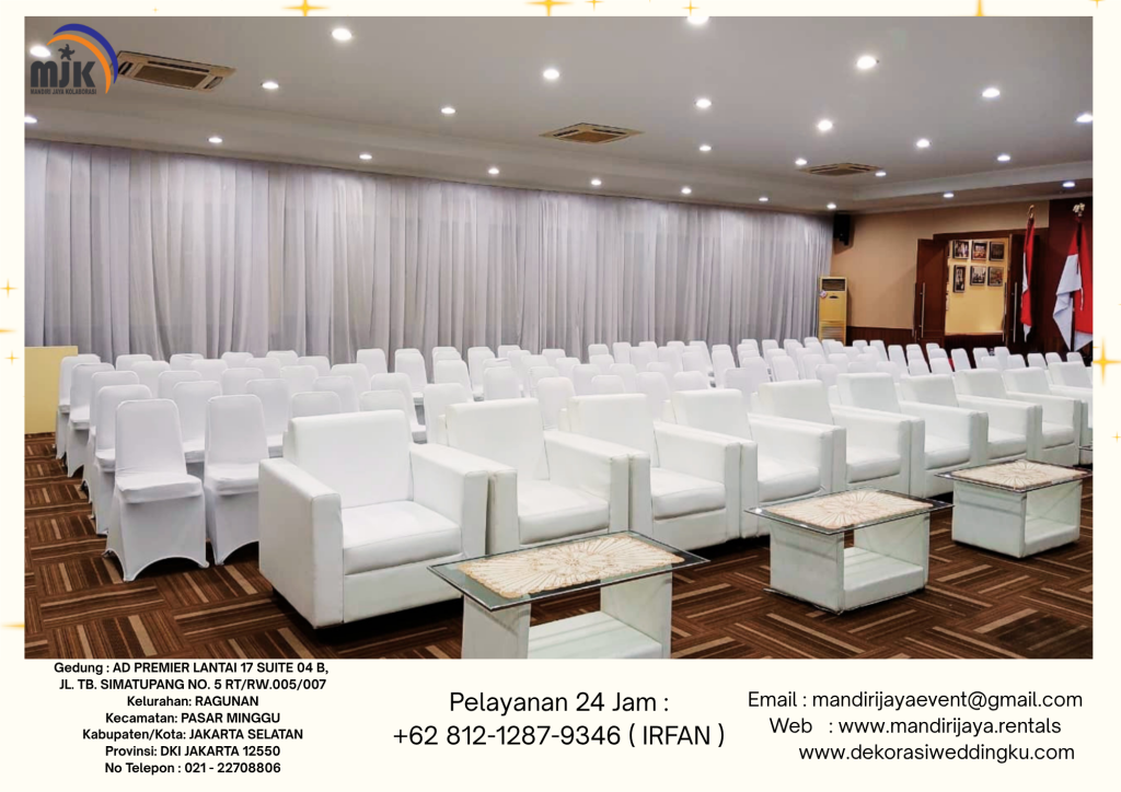 Rental Sofa Dan Tenda Bazar Putih Bekasi