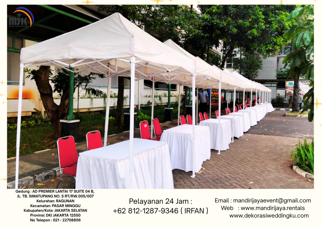 Rental Sofa Dan Tenda Bazar Putih Bekasi