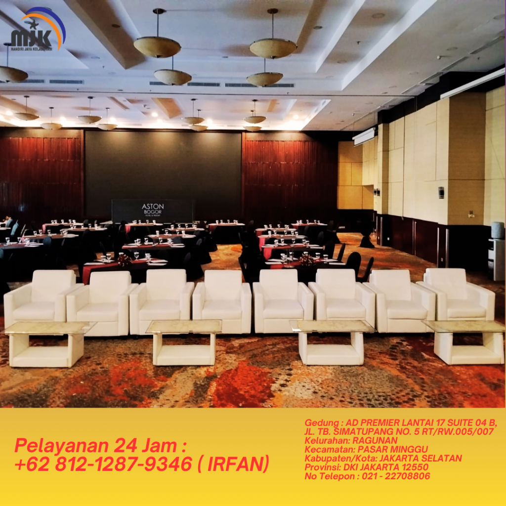 Rental Sofa Putih Jakarta Bogor +62 812-1287-9346 (IRFAN)