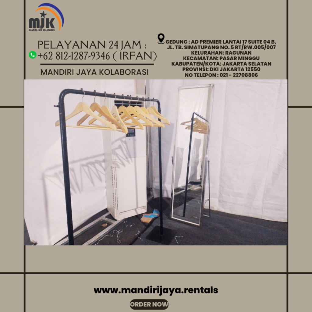 Sewa Meja rias Portable Dan Kaca Rias Frame Stainless Jakarta