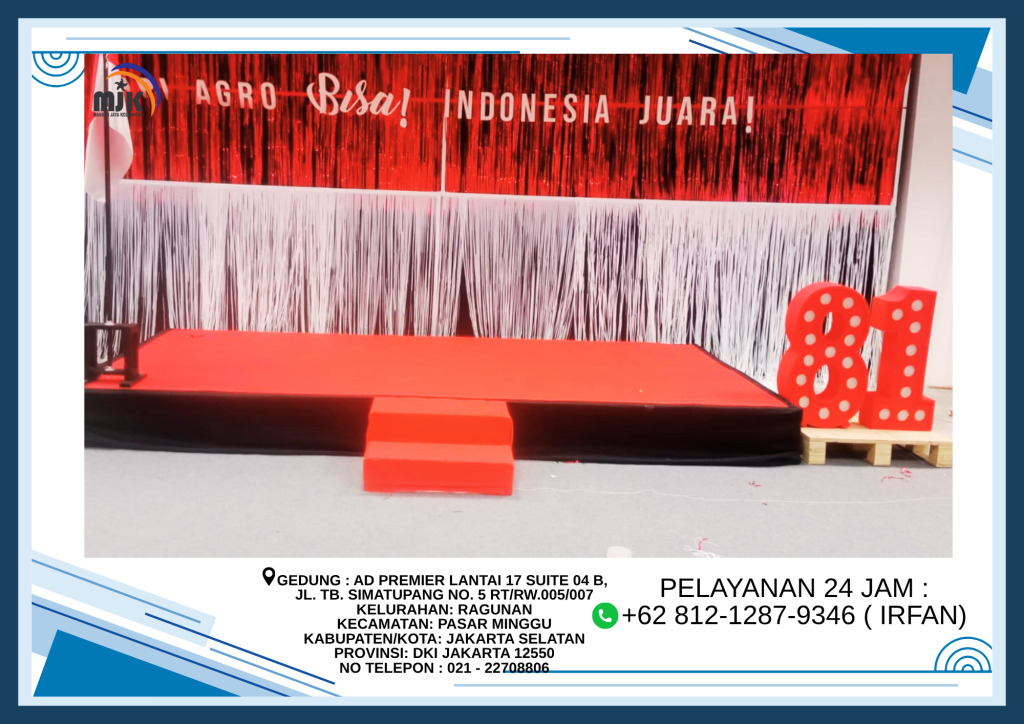 Sewa Panggung Indoor Karpet Merah Bogor +62 812-1287-9346 (IRFAN)