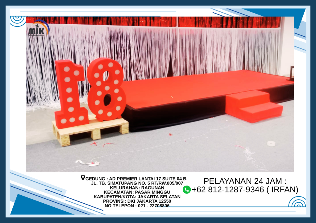 Sewa Panggung Indoor Karpet Merah Bogor +62 812-1287-9346 (IRFAN)