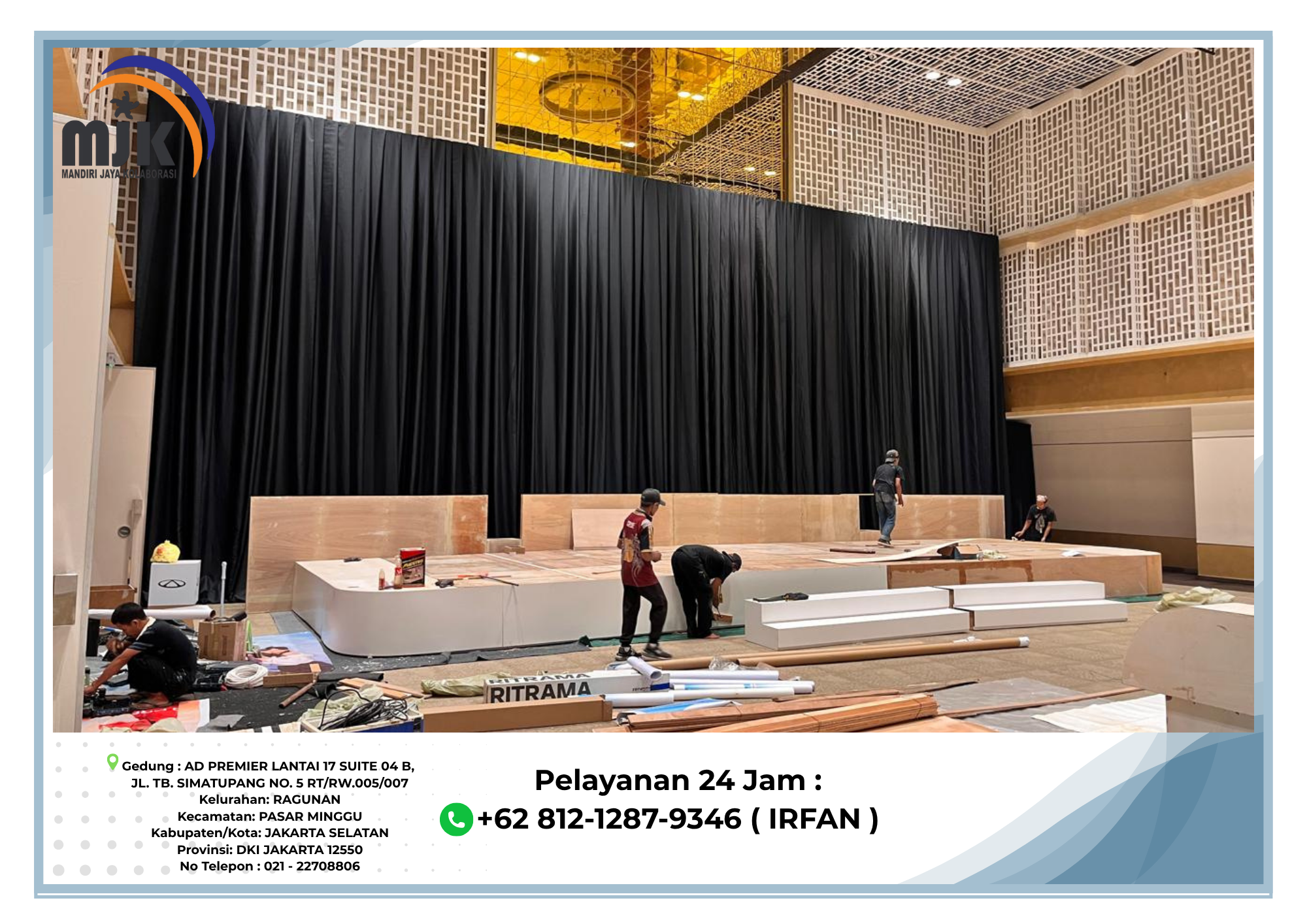 Sewa Tirai Hitam Tebal Depok +62 812-1287-9346 (IRFAN)