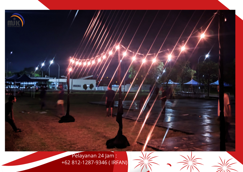 Sewa Traffic Cone Dan Lampu Hias Taman gantung Tangsel