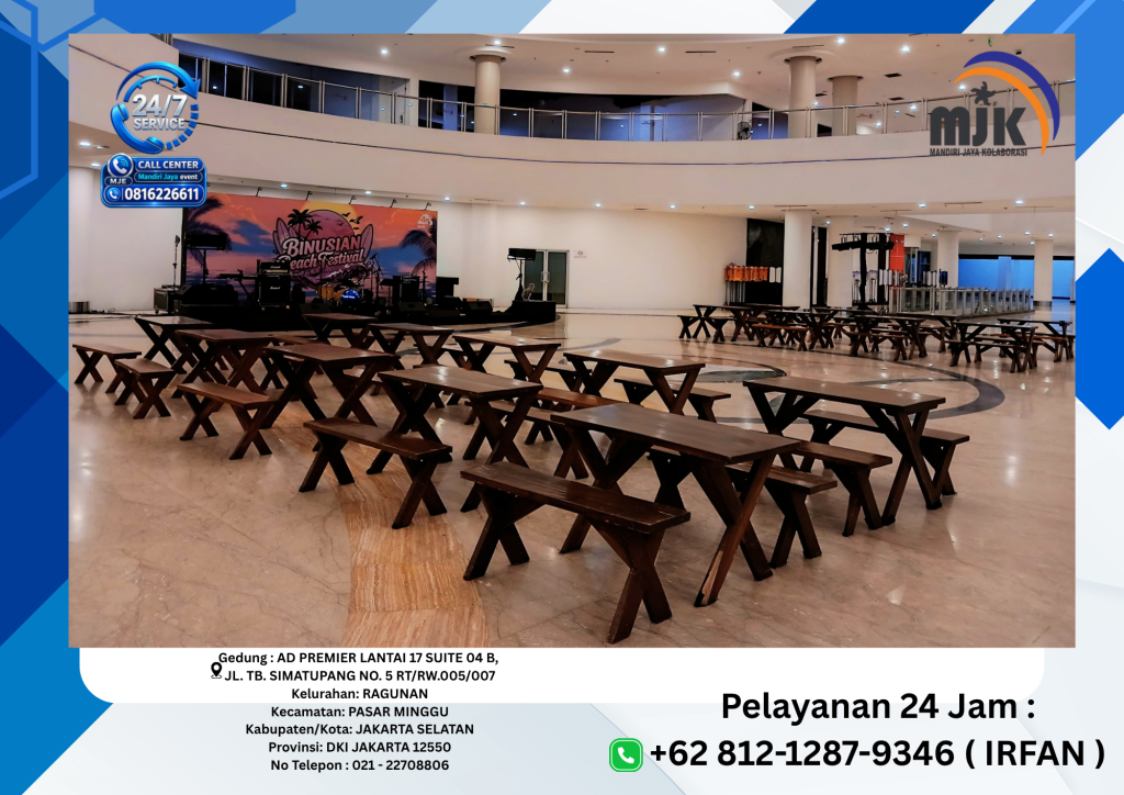 Sewa Bangku Taman,Meja Taman Kayu Jakarta 081212879346 IRFAN