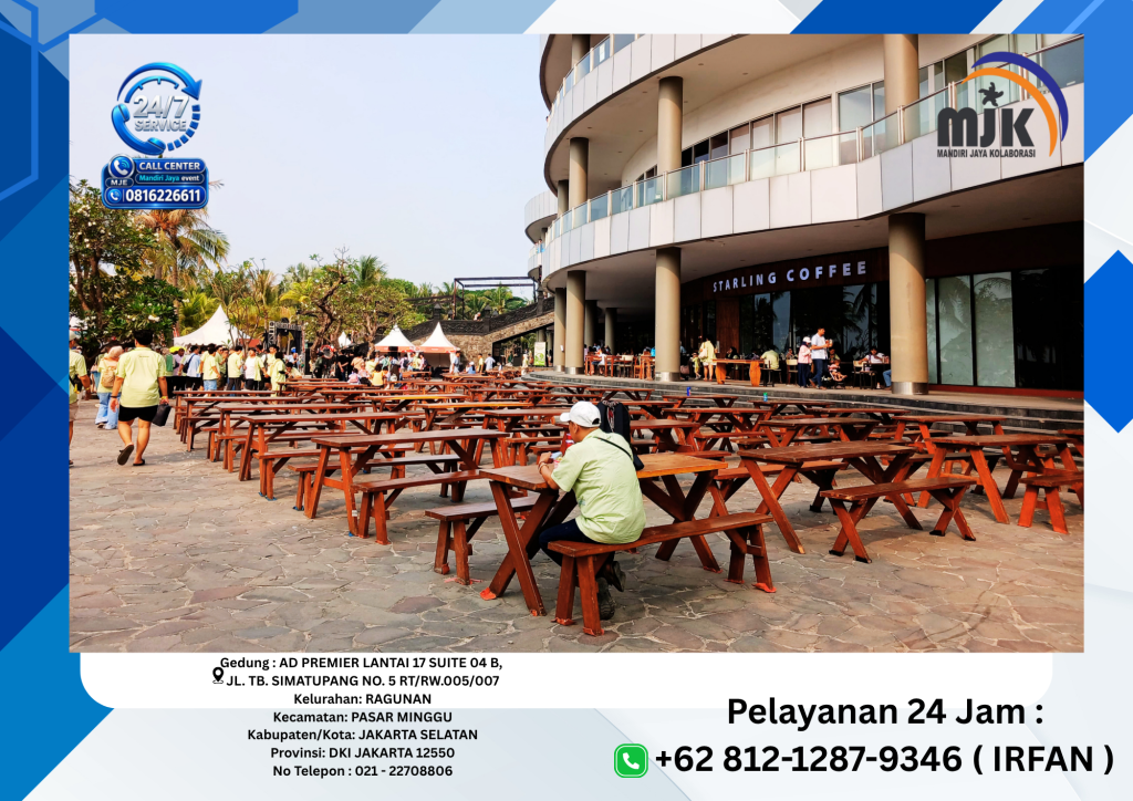 Sewa Bangku Taman,Meja Taman Kayu Jakarta 081212879346 IRFAN