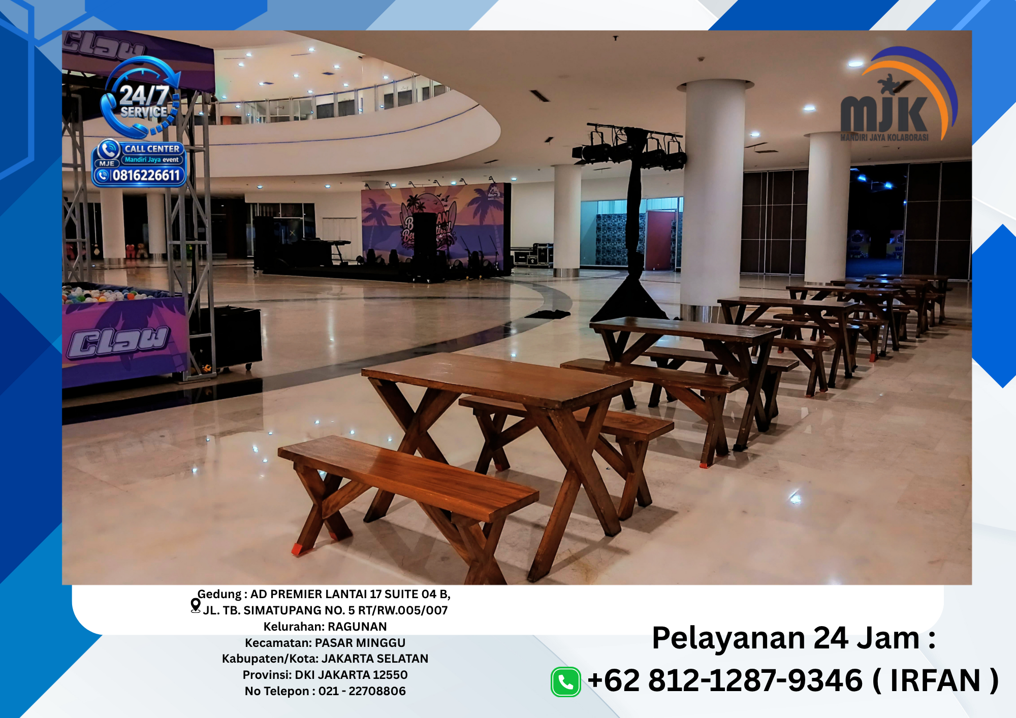 Sewa Bangku Taman,Meja Taman Kayu Jakarta 081212879346 IRFAN