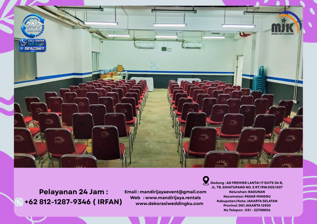 Sewa Kursi Futura Polos,Meja Kotak Cover Putih Jakarta 081212879346 IRFAN