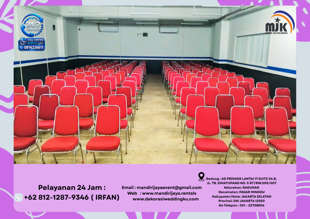 Sewa Kursi Futura Polos,Meja Kotak Cover Putih Jakarta 081212879346 IRFAN