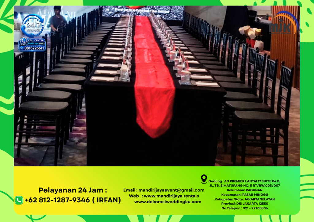 Sewa Kursi Tiffany Hitam Kuningan Jaksel 081212879346 IRFAN