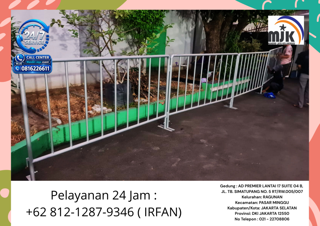 Sewa Pagar Barikade Rowing Bogor 081212879346 IRFAN