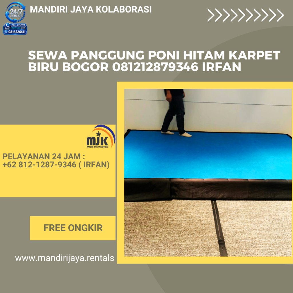 Sewa Panggung Poni Hitam Karpet Biru Bogor 081212879346 IRFAN