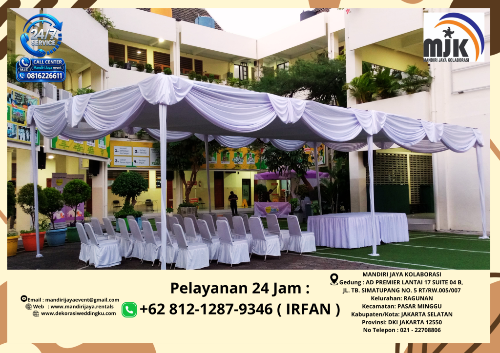 Sewa Tenda Plafon Putih Poni Putih Jakarta 081212879346 IRFAN