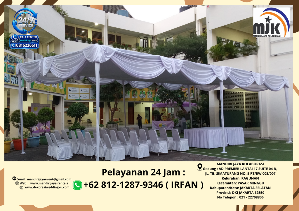Sewa Tenda Plafon Putih Poni Putih Jakarta 081212879346 IRFAN