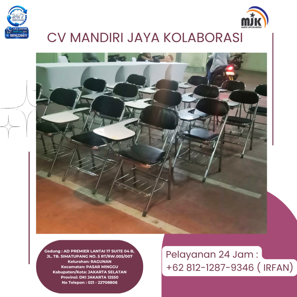 Rental Kursi Kuliah dan Showcase Jakarta 081212879346 IRFAN