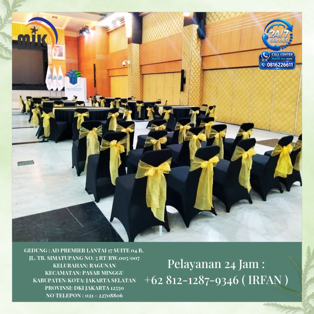 Rental Kursi Susun,Round table Full Cover Jakarta 081212879346