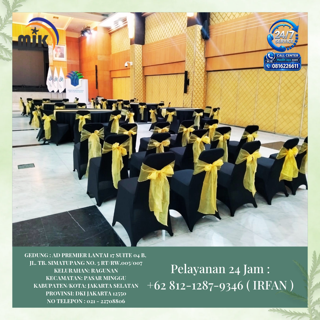 Rental Kursi Susun,Round table Full Cover Jakarta 081212879346