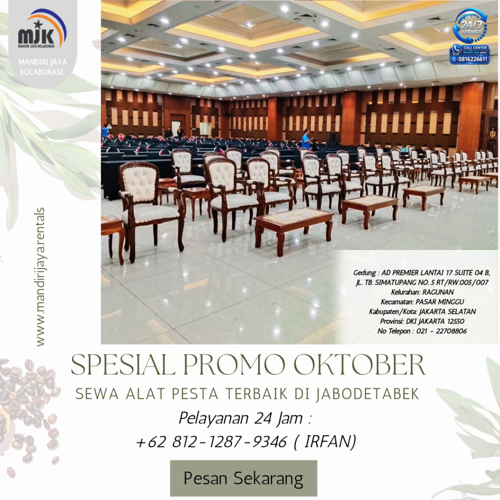 Sewa Arm Chairs VIP Depok 081212879346