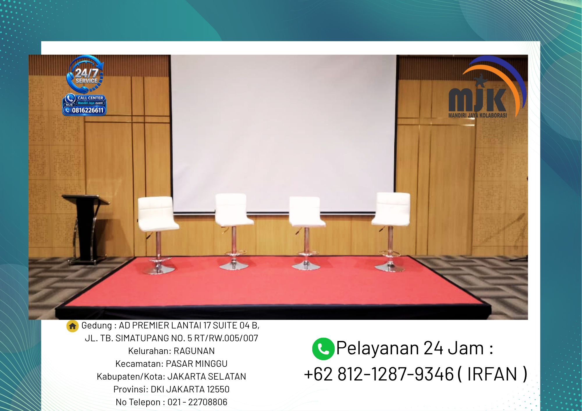Sewa Stage Karpet Merah Kursi Barstol Jakarta 081212879346